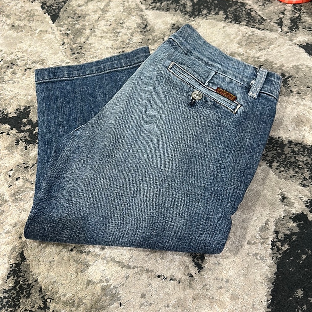 7 For All Mankind - Size 30 low rise, crop